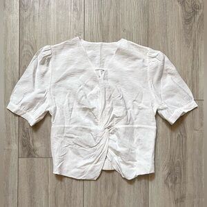 (NEW) Elegant White Women's Top